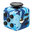 Fidget Cube - Anti-Stress & Anxiety Reliever Play Toy - Blue Camouflage
